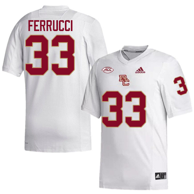 Anthony Ferrucci Jersey,#33 Anthony Ferrucci Boston College Eagles Football Jersey,Uniforms-White Anthony Ferrucci Jersey,#33 Anthony Ferrucci Boston College Eagles Football Jersey,Uniforms-White